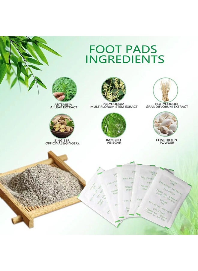 10 pieces Foot Care Pads, Ginger Oil Bamboo Charcoal Foot Pads, Foot Care Patch,