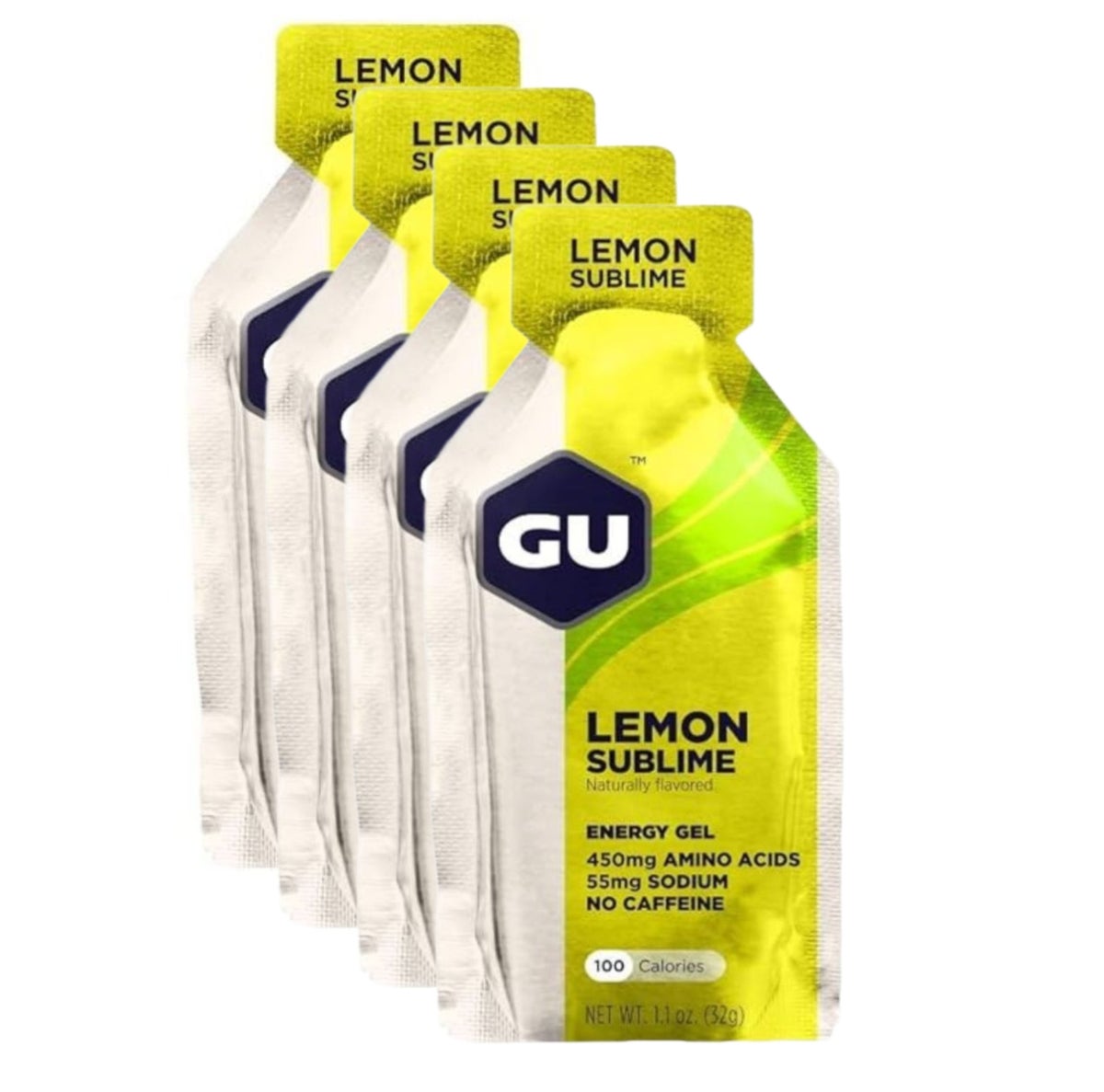 Gu Energy Gel, Lemon Sublime, Quick and Sustained Energy, Electrolyte ReplacementGu Energy Gel, Vanilla Bean, 1 Piece, Quick and Sustained Energy, Electrolyte Replacement, Pack of 4