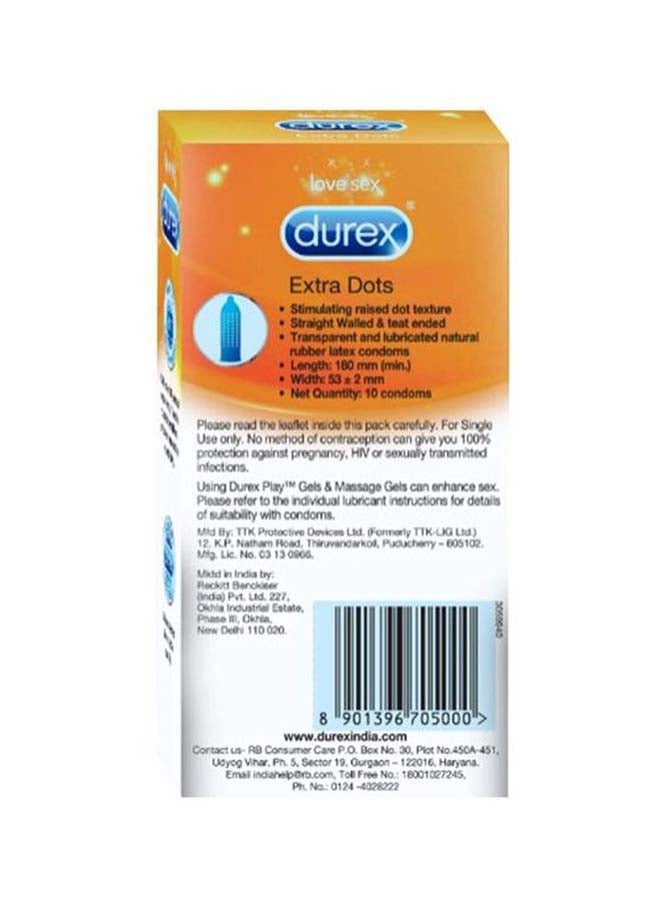 10 Piece Extra Dots Condoms - Image 3