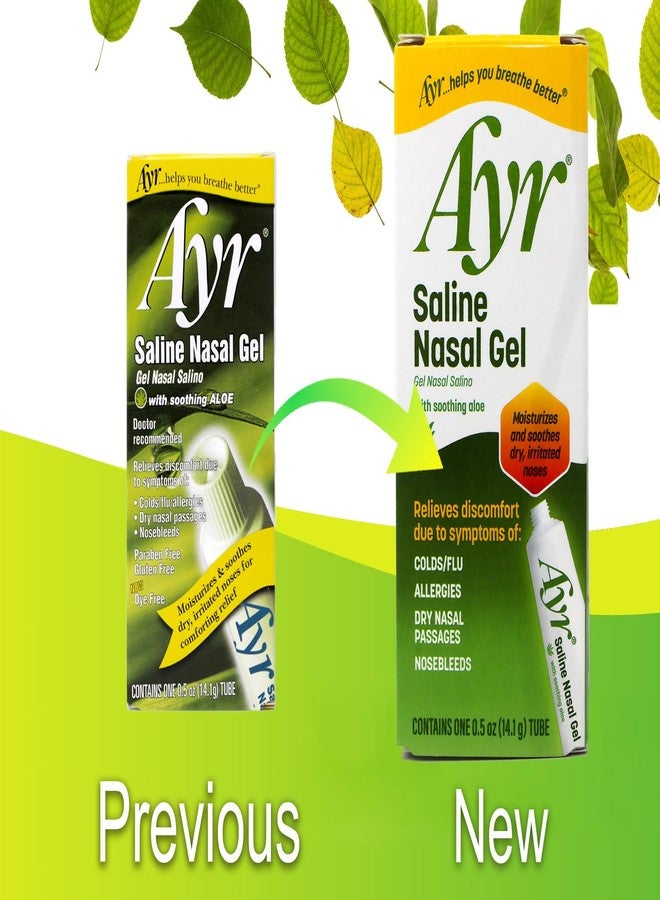 Ayr Saline Nasal Gel with Soothing Aloe Tube, 0.5 Ounce - Image 2