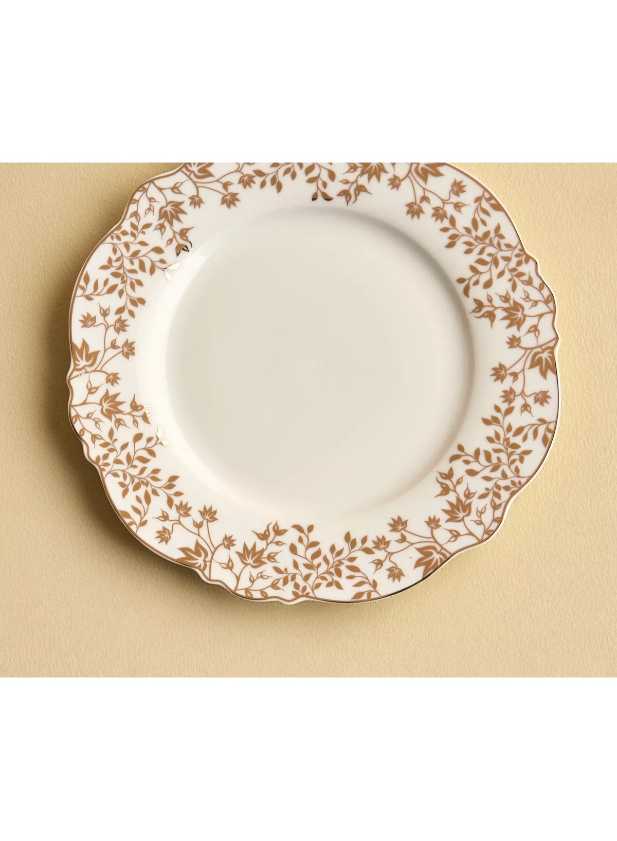 Luxury Bone China Dinner Set 44 Pieces- Elegant Floral Design Plates Set for 8- Premium Dinnerware Set - Image 2