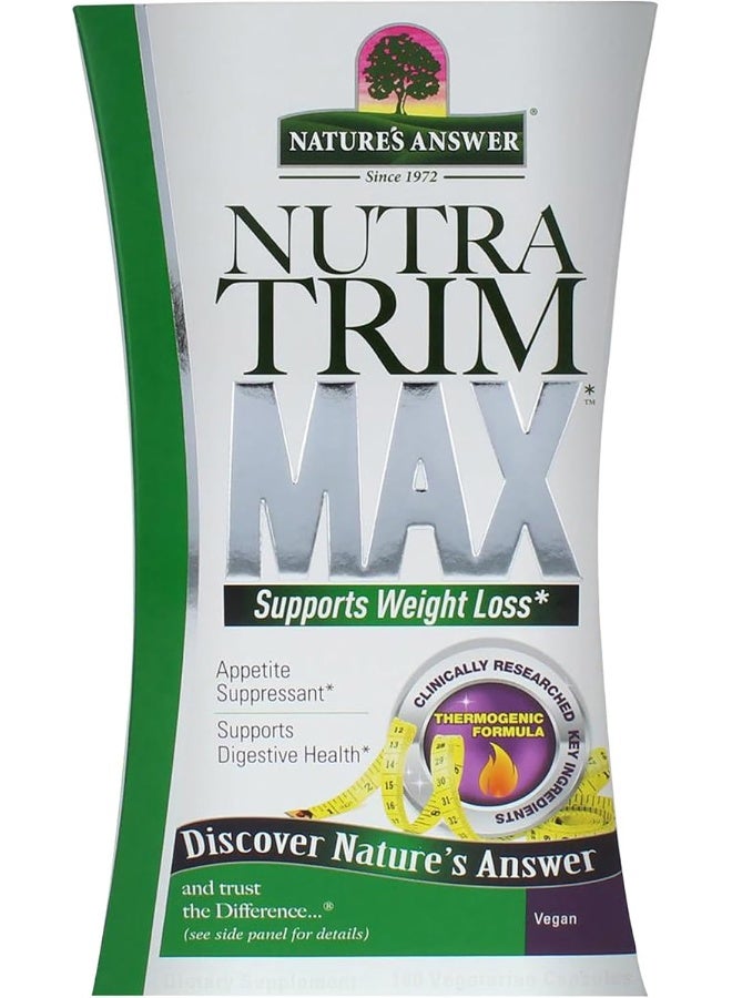 Nutra Trim Max Vegetarian Capsules 180 - Image 2