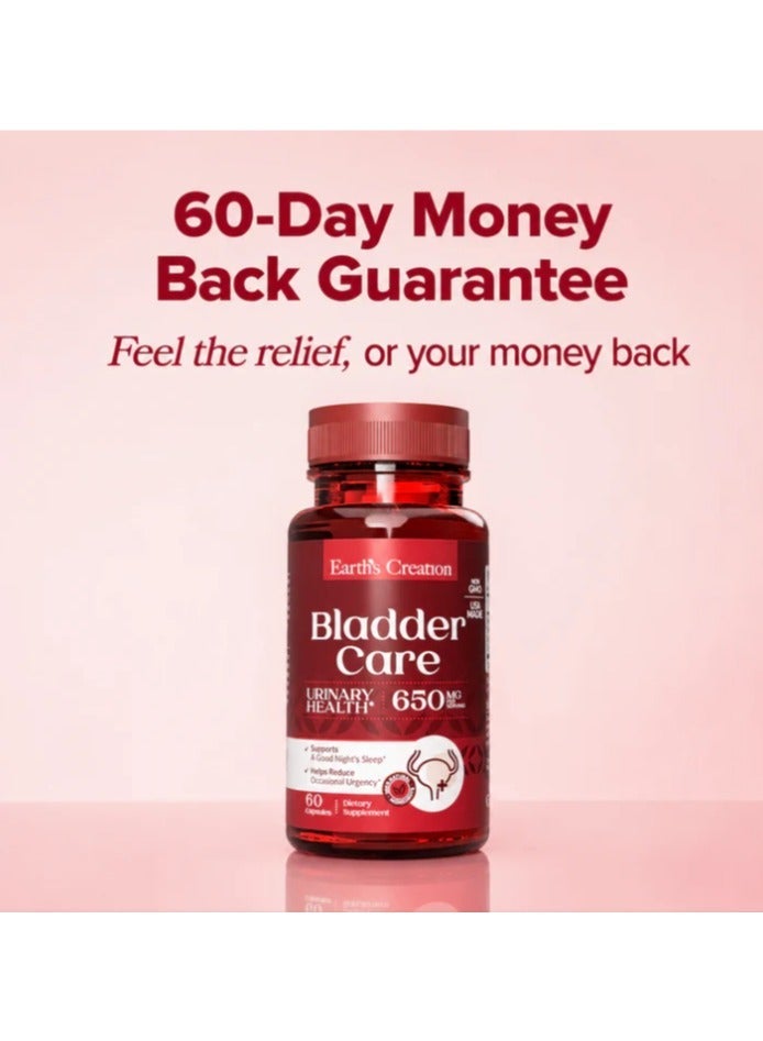 Bladder Care 650mg Urinary Tract Health, Incontinence Support & Bladder Comfort Formula - Image 3