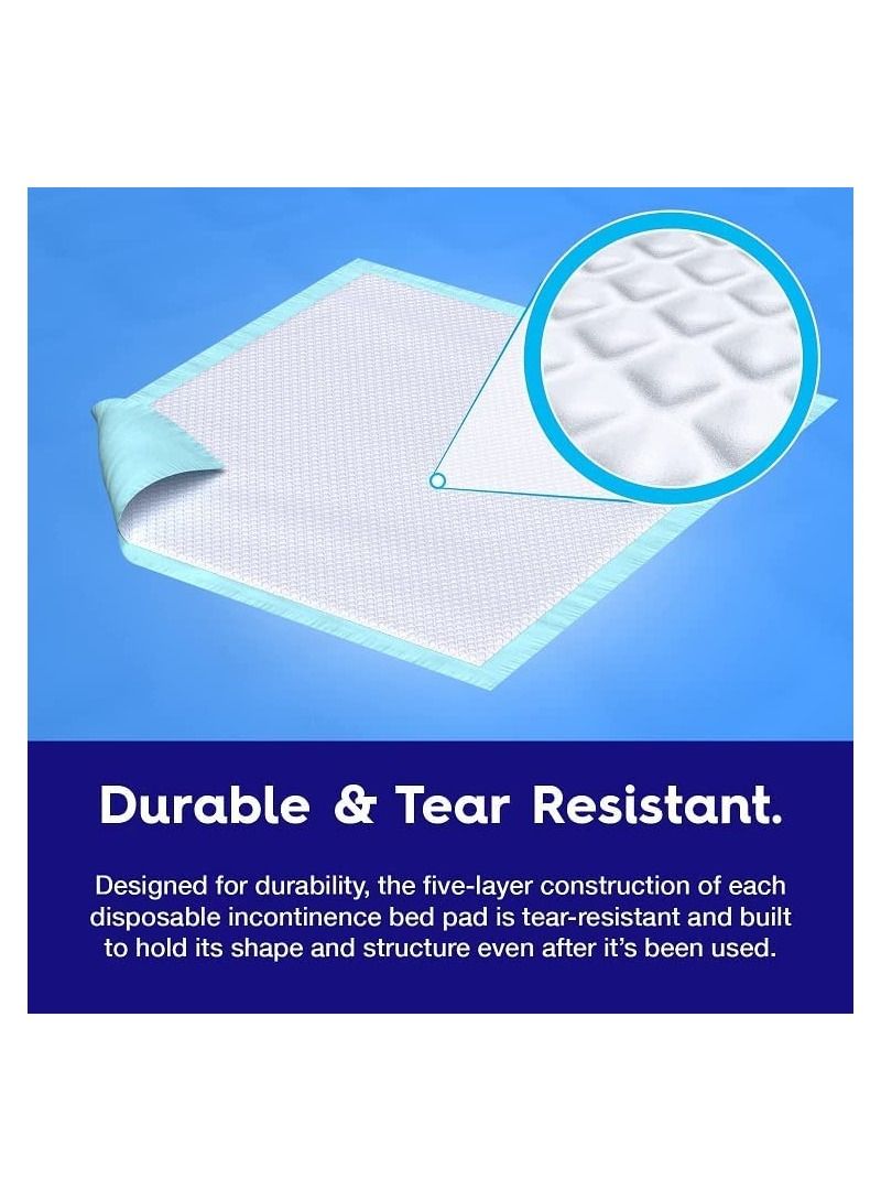 150-Pieces Packed in 15 Pouches 60 cm x 90 cm XL Disposable Underpads, Incontine