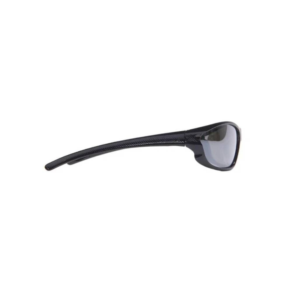 Lee Cooper Polarized Sunglasses Black Frame Silver Mirror Mirror Lens 56mm - LCK