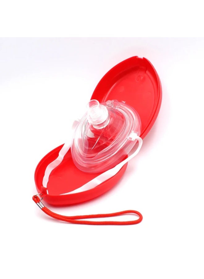 Adult CPR Rescue Mask with One-Way Valve, Pocket Resuscitator, First Aid Emergency Breathing Mask with Hard Case - Image 4