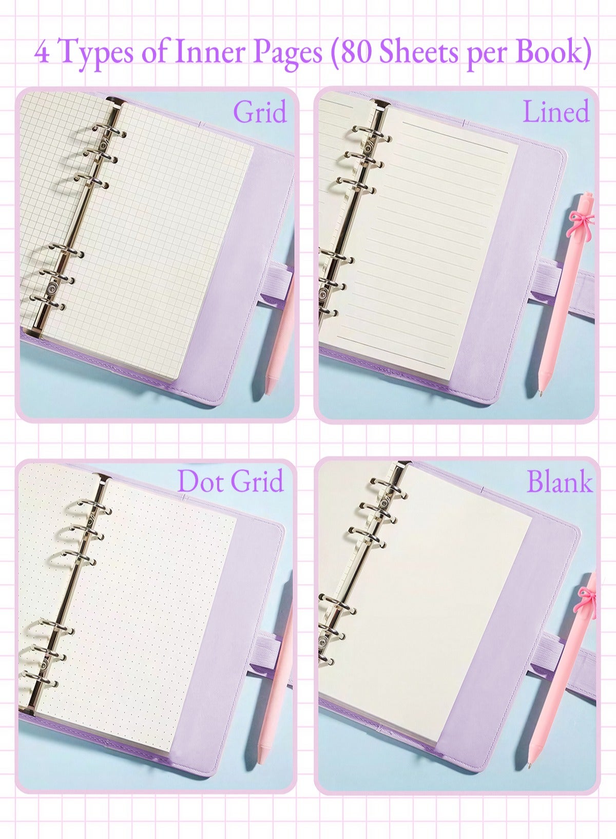 Kpop Demon Hunters Birthday Anime Gift Set for Girls — Rumi Notebook, Bow Gel Pen, Acrylic Keychain, Bracelet & Badge - Image 4