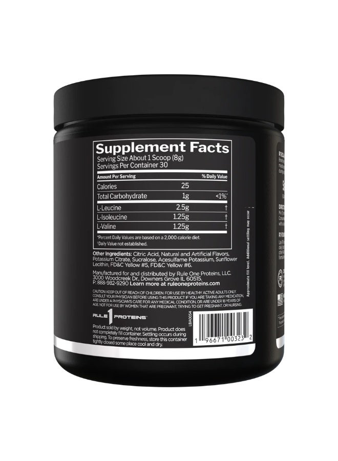 RULE1 BCAA 30 SERV - PEACH MANGO - Image 3