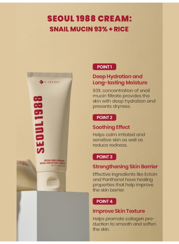 K-Secret Seoul 1988 Brightening Skincare Set – Glow Serum with Niacinamide 15% &