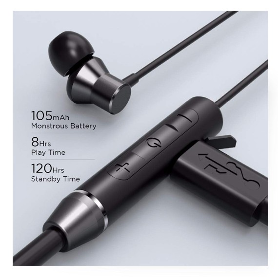 Lenovo HE05 Wireless Bluetooth 5.0 in-Ear Neckband Earphones - Image 3