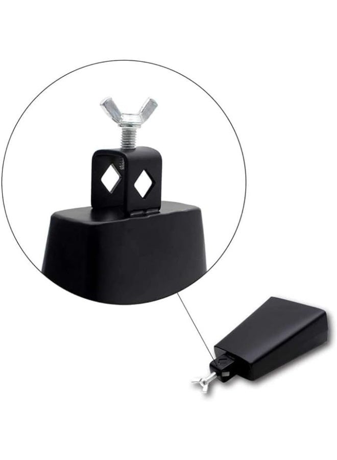 Megarya 3 Inch Cowbell Instrument Metal Percussion Cowbell with Stick for Music Lovers Beginners - Image 3