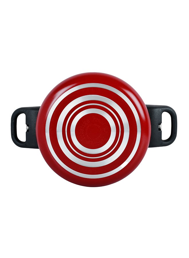 Classique Covered Saucepot With Steel Lid Red 18cm - Image 4