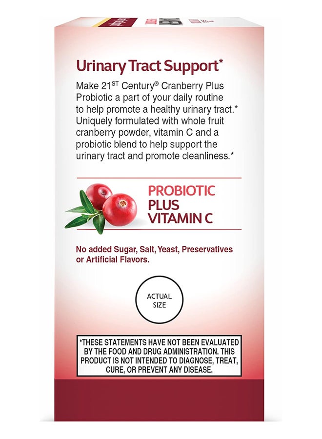 Cranberry Plus Probiotic, 60 Tablets, Packaging May Vary