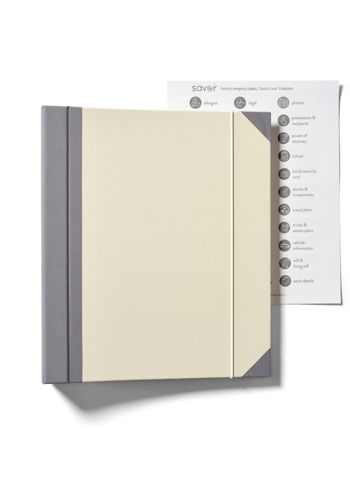 2025 Updated Edition Document Organizer|Custom Dyed Cloth Bound Expanding File Folder for Important Papers, Emergency Binder,Birth Certificates,Social Security Cards, and Passports - Image 2