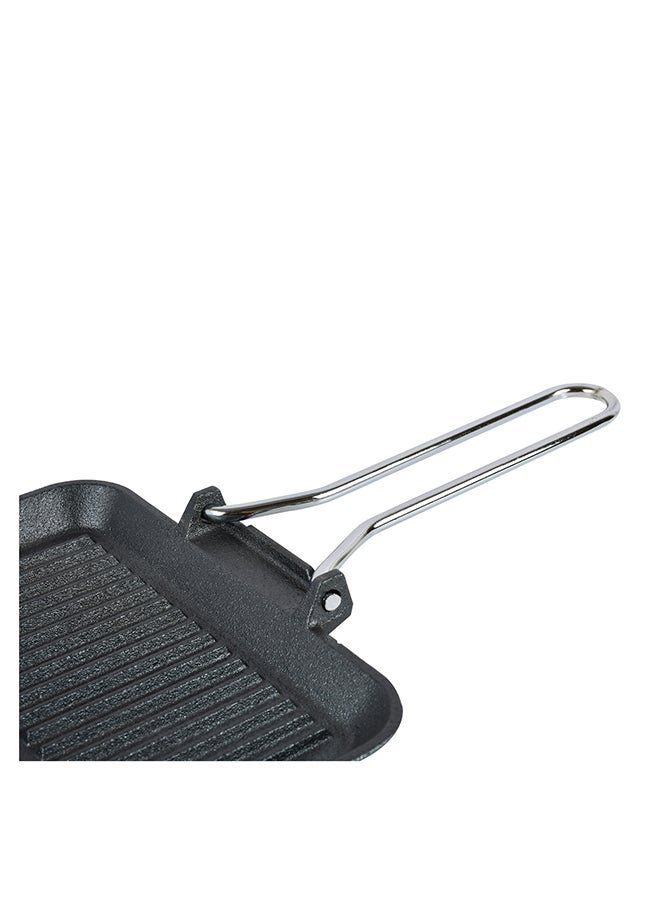 Cast Iron Chargriller Black/Silver 24cm - Image 6