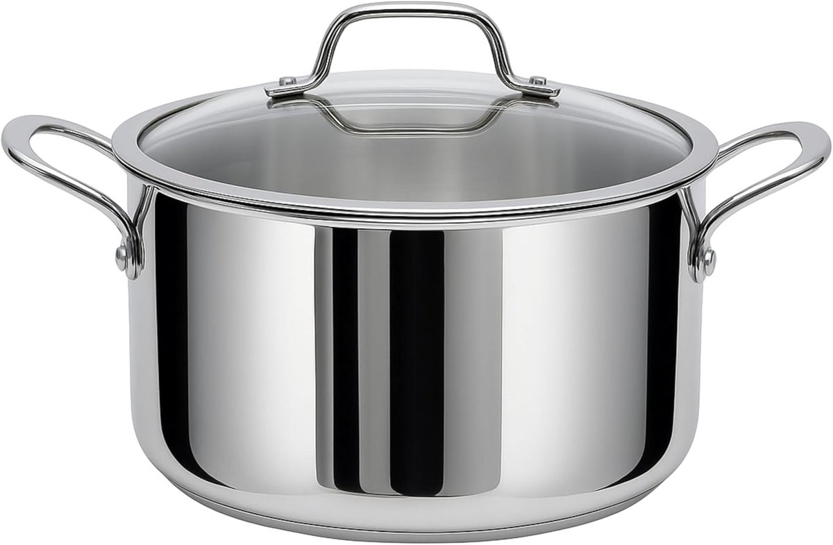 Prestige Infinity Tri Ply Stainless Steel 26cm Casserole With Lid - Induction Compatible