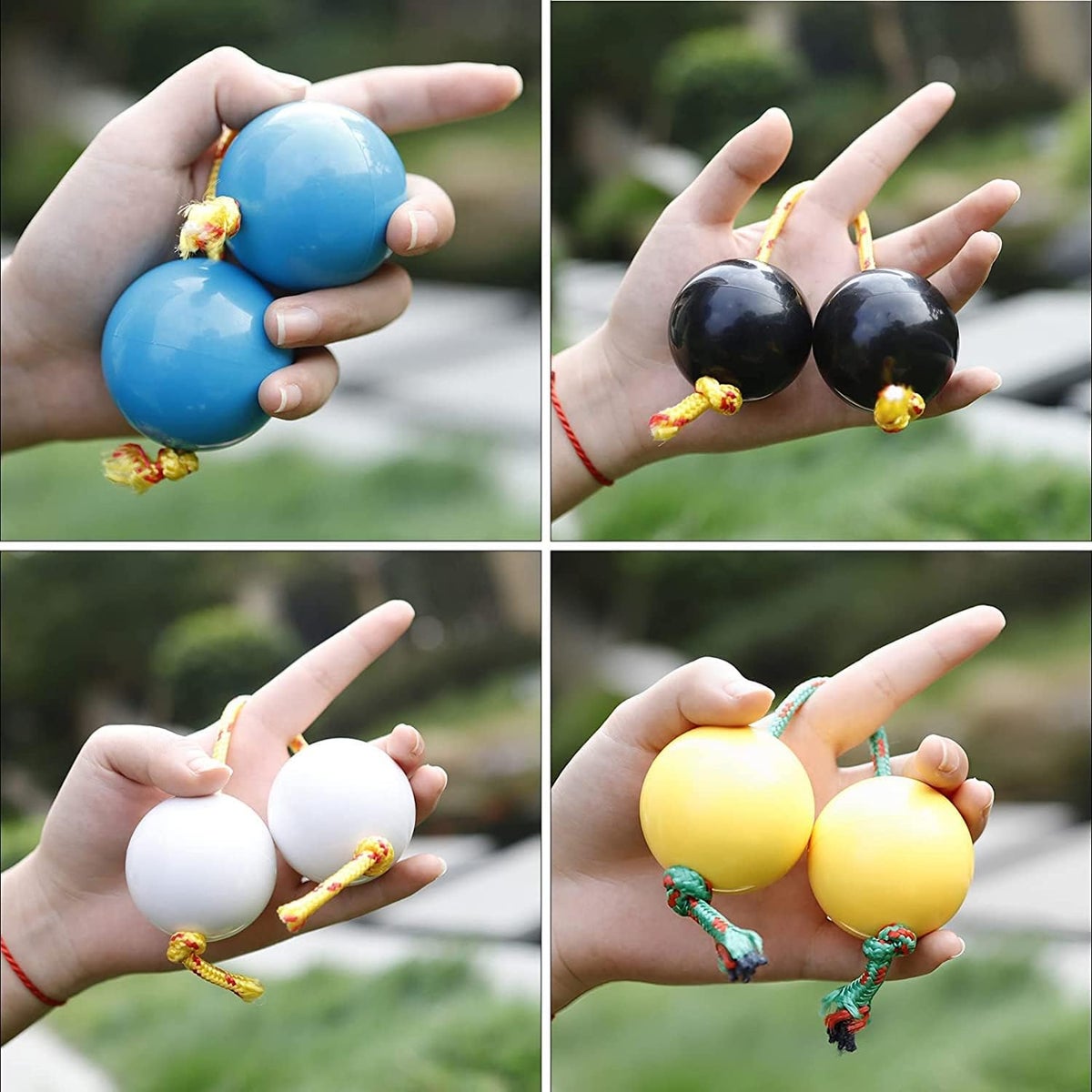Aslatuas Rhythmic Ball, Kashaka Instrument, Kashaka Music Egg Shaker, Asalato Instrument, Cas Cas Instrument, Kosh Kash Instrument (2pcs,Black) 2pcs Black - Image 3
