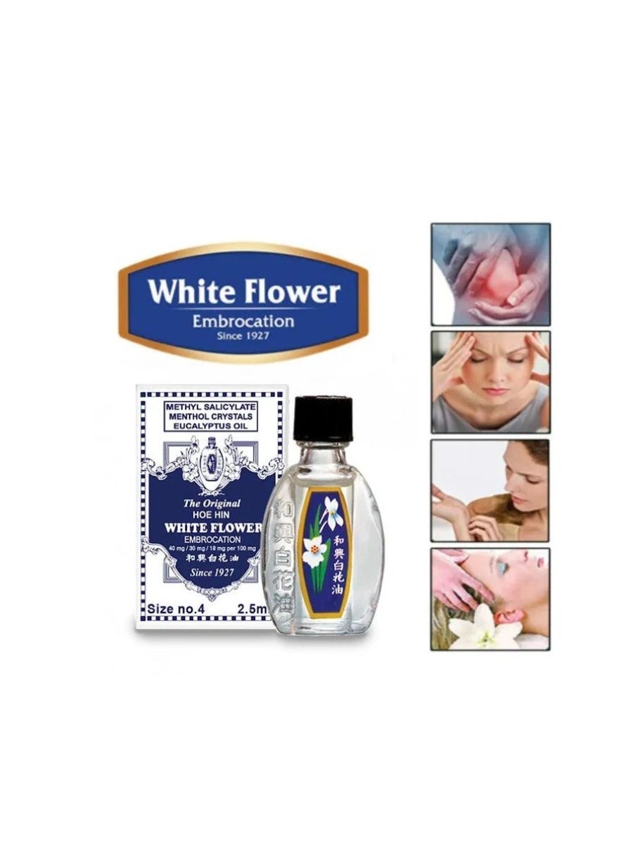 White Flower The Original HOE HIN Embrocation Oil – 2.5ml - Image 4