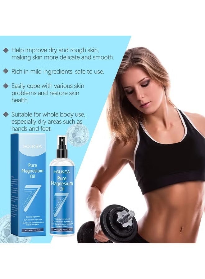 Pure Magnesium Oil Spray, Promotes Calm Sleep And Relaxation, Organic Natural To