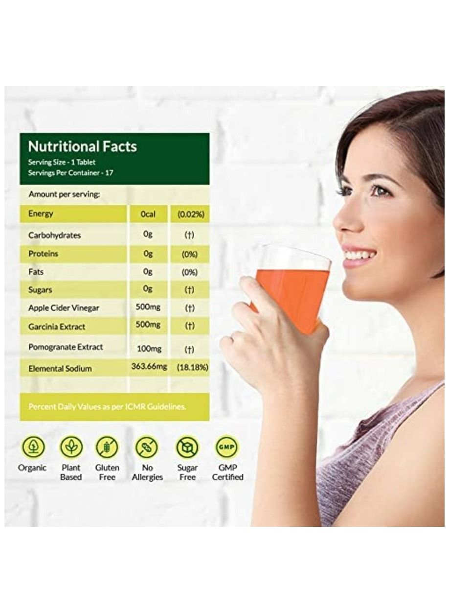 Apple Cider Vinegar With Garcinia Cambogia And Pomegranate, 34 Tabs - Image 4