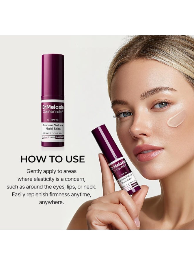Dr.Melaxin Cemenrete Calcium Multi Balm |9g | All In One Calcium Volume Stick Co