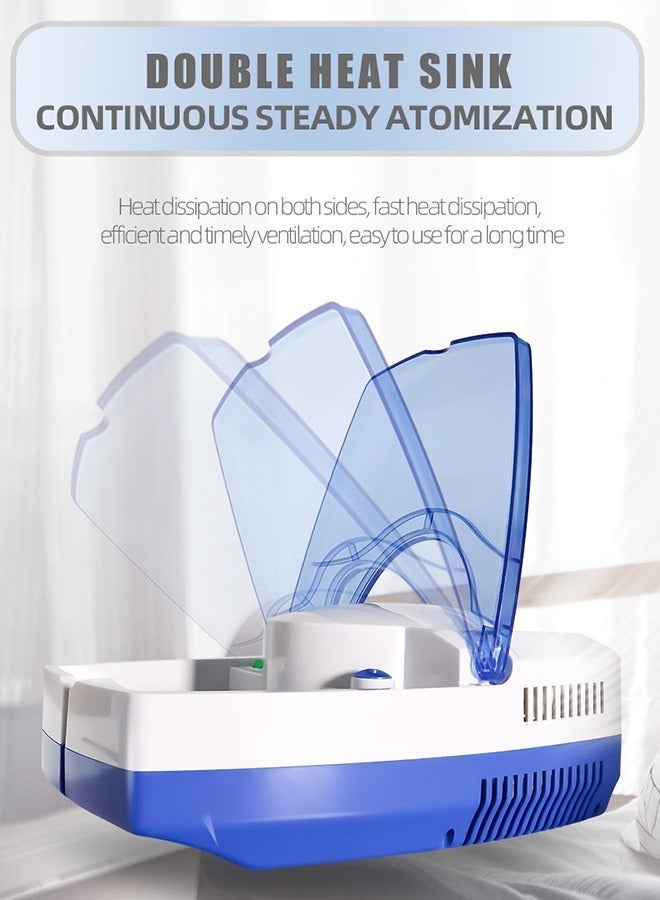 Compressor Nebulizer Machine for Home Use – Portable Medical Nebulizer Kit for A