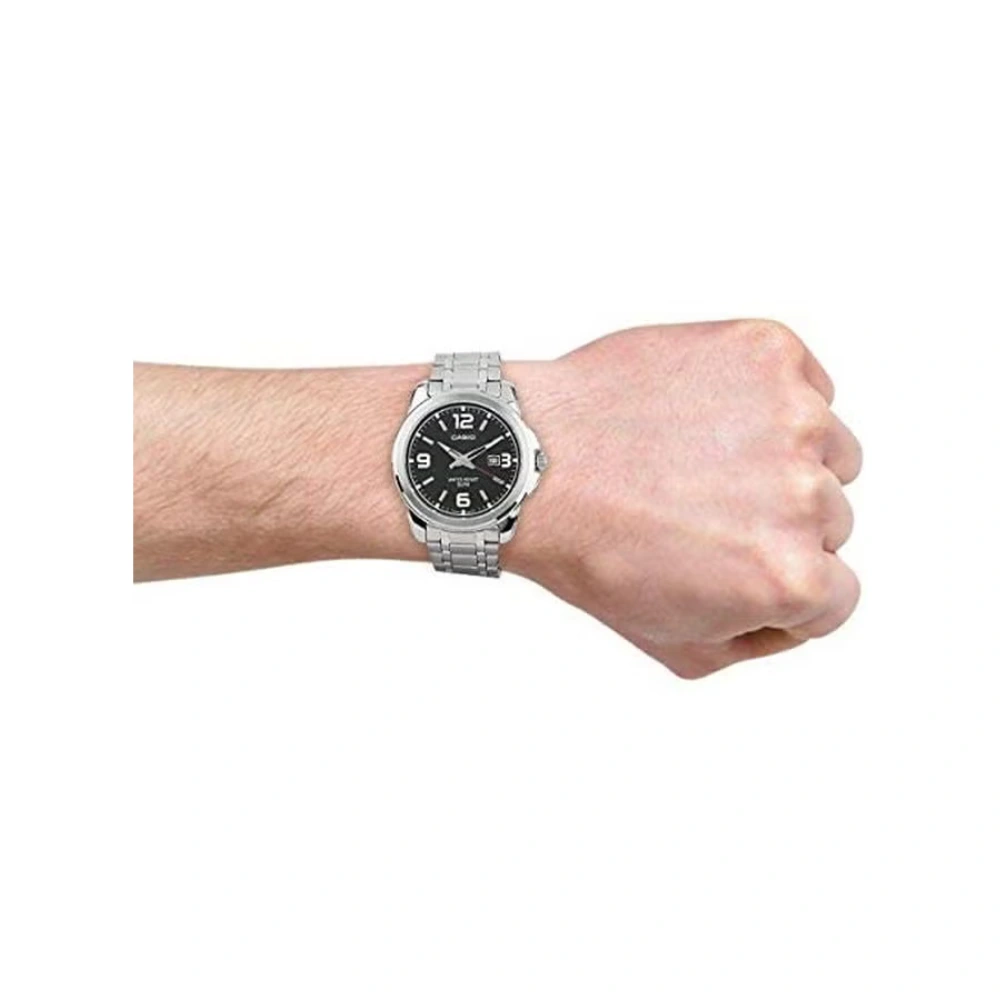 Casio Men Analog Watch Silver Stainless Steel 50 mm MTP-1314D-1AVDF