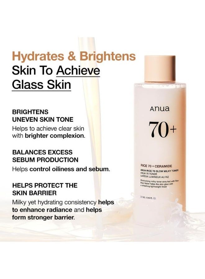 Rice 70 Glow Milky Toner 250ml - Image 3