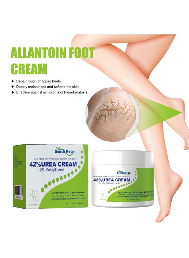 42% Urea & 2% Salicylic Acid Cream for Rough Skin, Feet & Elbows – South Moon 100g - Image 3