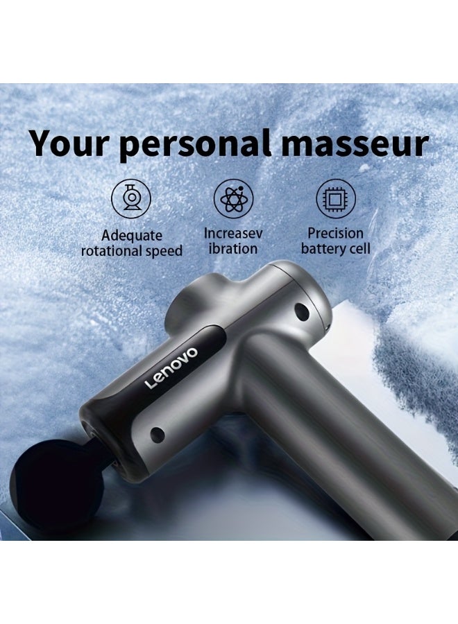 Lenovo 99 Level Massage Gun Usb Rechargeable 8 Heads Ultra-quiet And Powerful Mo