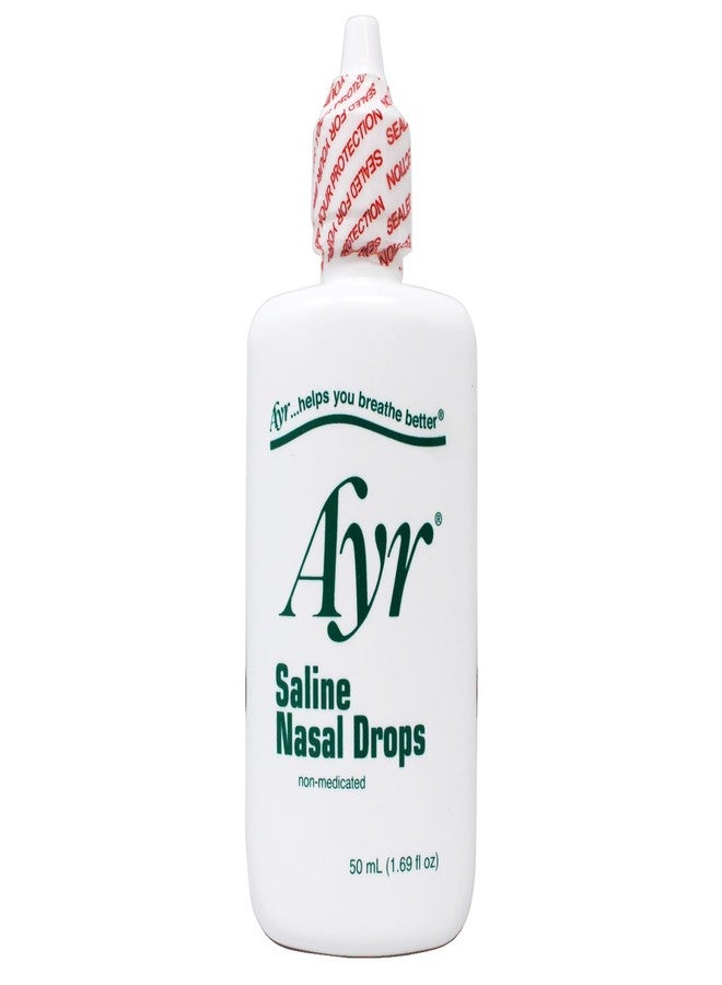 Ayr Saline Nasal Drops 50 mL – Gentle Nasal Moisturizer for Dry Nasal Passages Cold and Allergy Relief - Image 4
