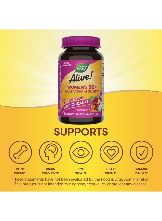 Alive Women's 50+ Multivitamin 60 Gummies Packaging May Vary - Image 2