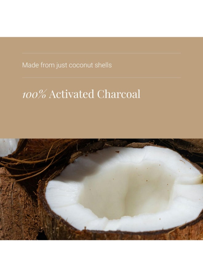 Activated Charcoal Capsules Food Supplement Made From Coconut Shells 50 Vegetarian Capsules 300Mg - Image 2