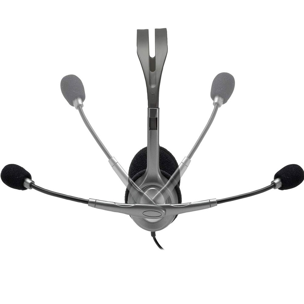 Logitech H111 Wired Stereo Headphones, Black - Image 2