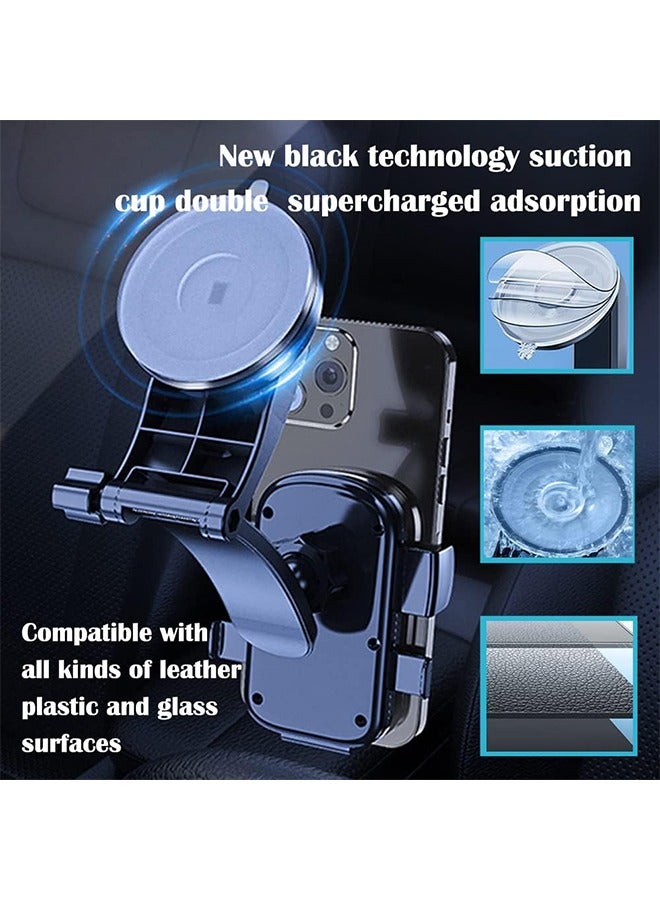 Dashboard Phone Holder,Powerful Vacuum Suction+Flexible Arm 360 Adjustable Car Phone Holder Mount Clip,Most Stable Phone Holder for Car Compatible with iPhone 14 Plus/Pro Max XR XPlus - Image 4