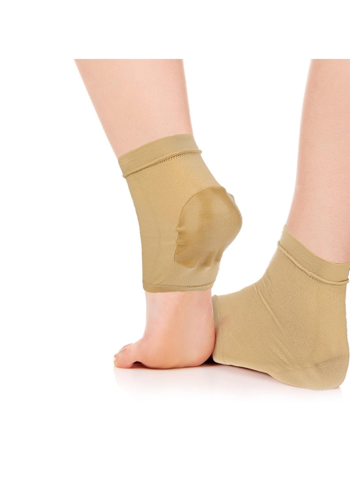 4 pairs moisturizing heel socks for dry cracked heels, cracked heel treatment repair socks - Image 5