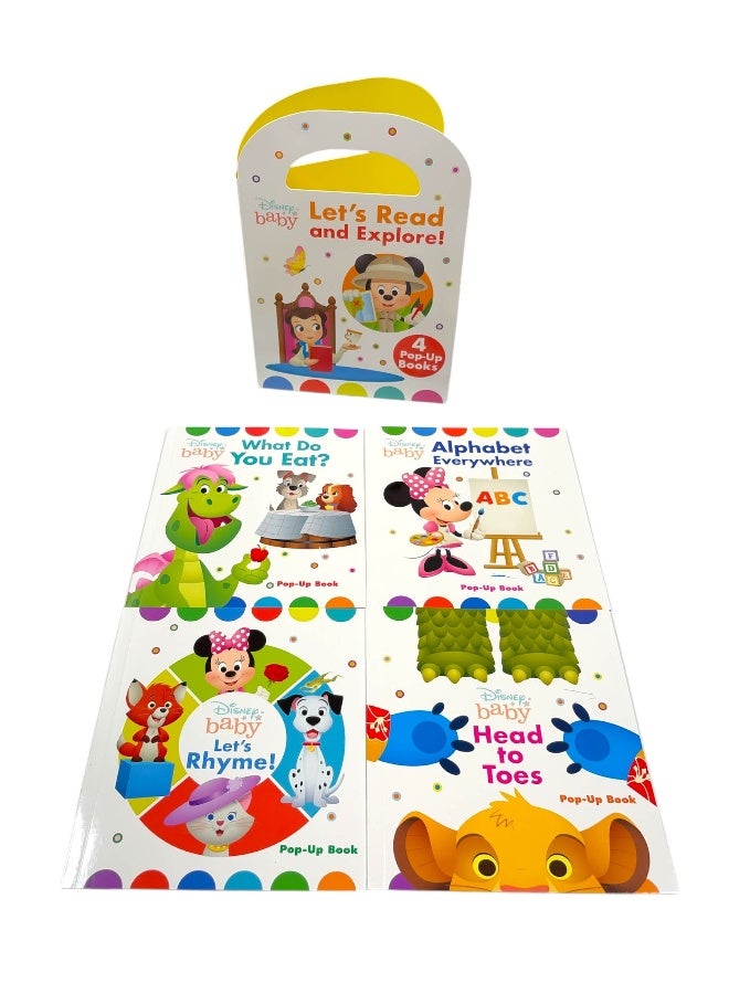 Disney Baby: Let'S Read And Explore! (4 Pop-Up Books) - Image 4