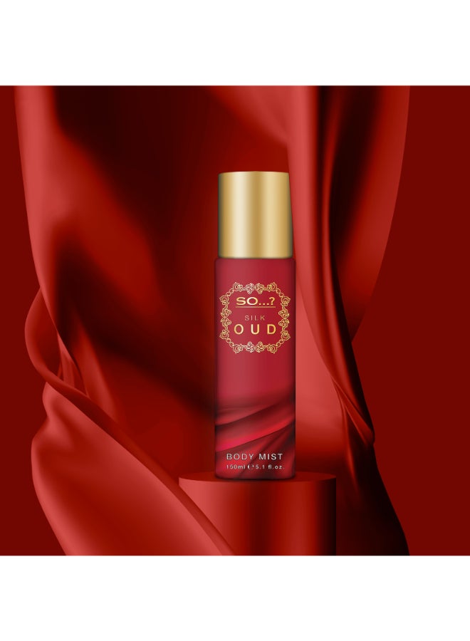 Silk Oud Body Mist Long Lasting Fragrance Spray 150ml - Image 2