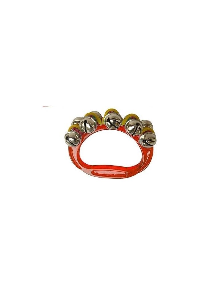 MegArya Hand Bells Musical Instruments for Classroom - Jingle Hand Percussion in Red - Image 2