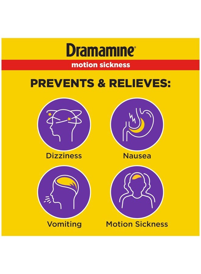 Motion Sickness Relief Less Drowsey Formula 8 Count Pack Of 1 - Image 2