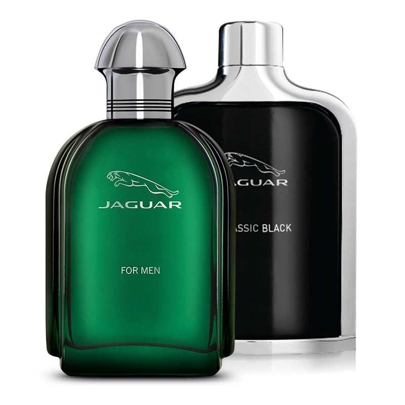Pack of 2 Jaguar Classic Black Edt 100ml For Men And Jaguar Classic Red 100ml Pe