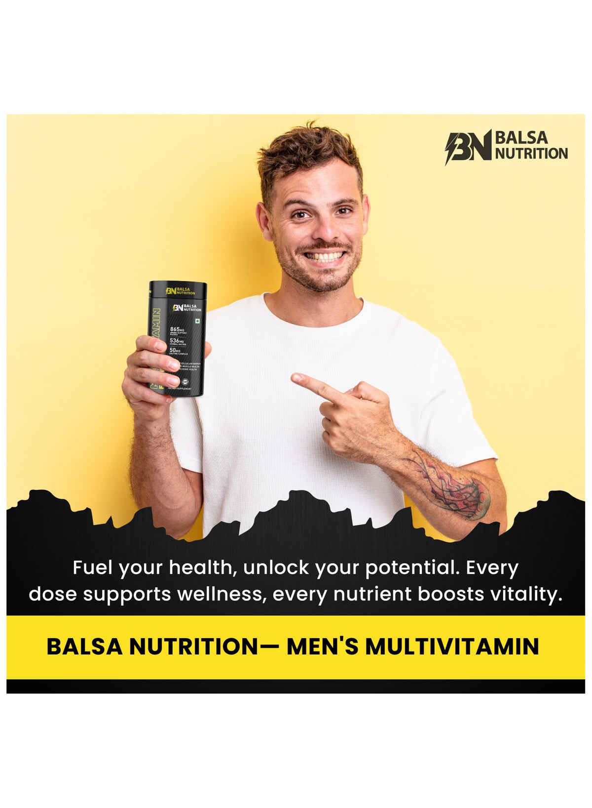 Men's Multivitamin- 90 Tablets - Image 4