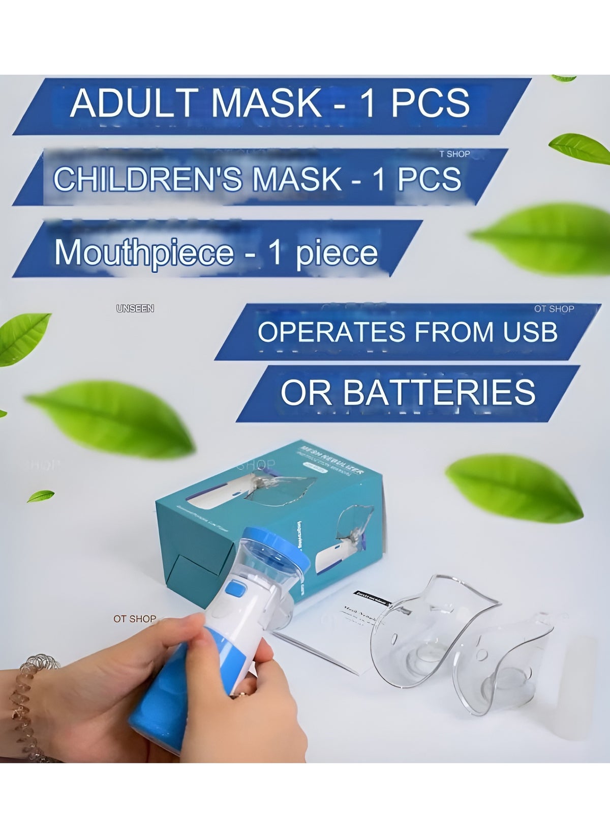 Nebulizer Portable Mini Vaporizers Handheld Medical Atomizer for Adults Children