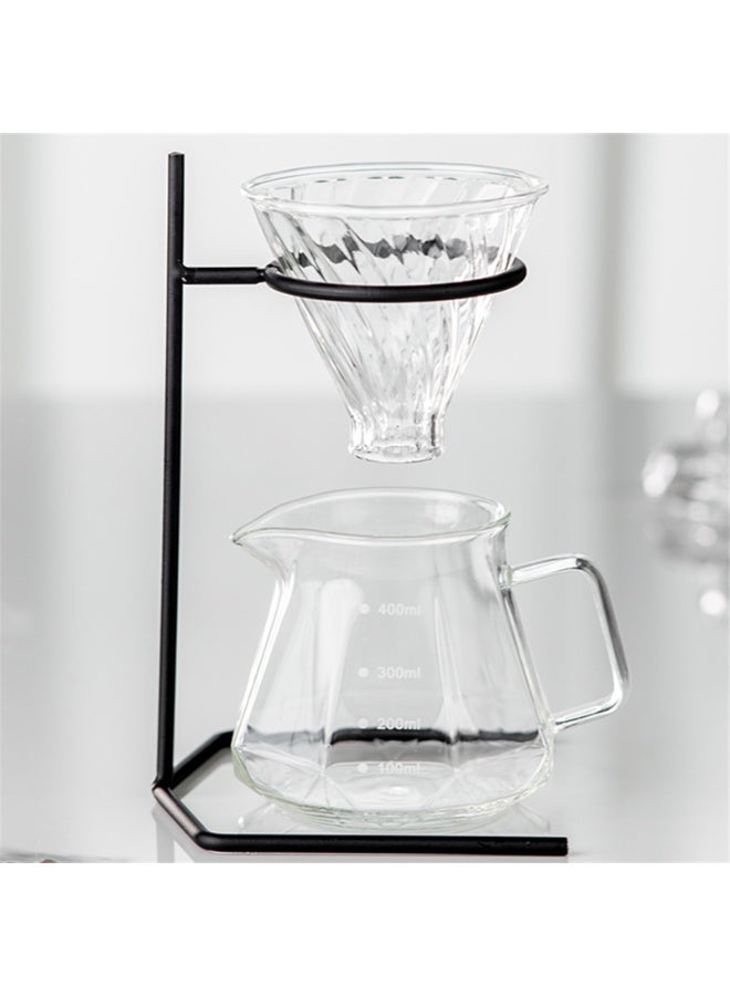 Pour Over Coffee Dripper Stand Coffee Filter Stand Holder Coffee Pour Stand, Black - Image 2