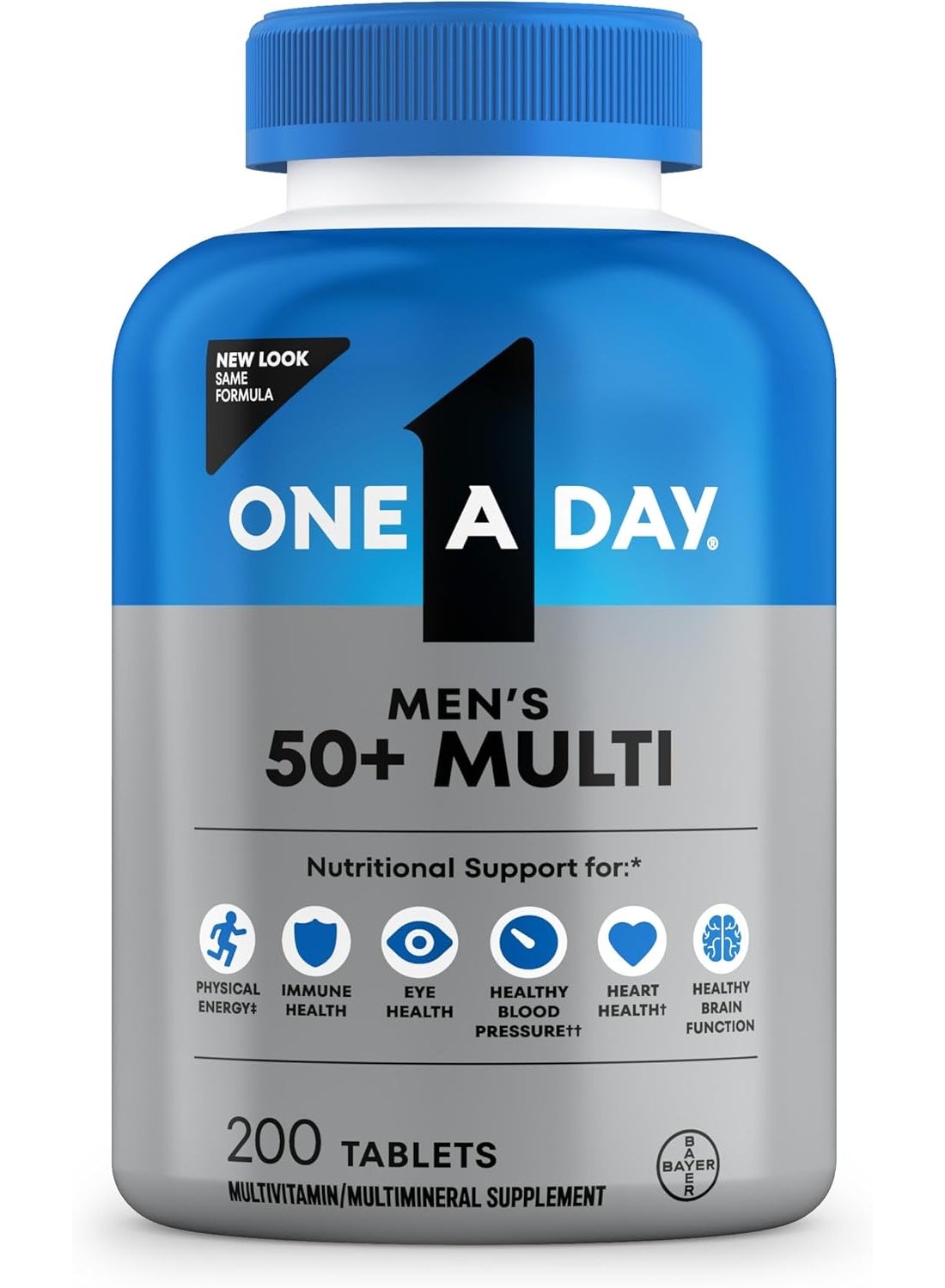 Men’s 50+, Complete Multivitamin 200 Tablets