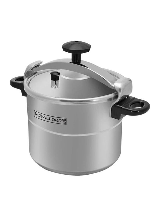 Aluminum Multi-Safety Device With Cool Touch Handles Pressure Cooker Silver 9Liters - Image 4
