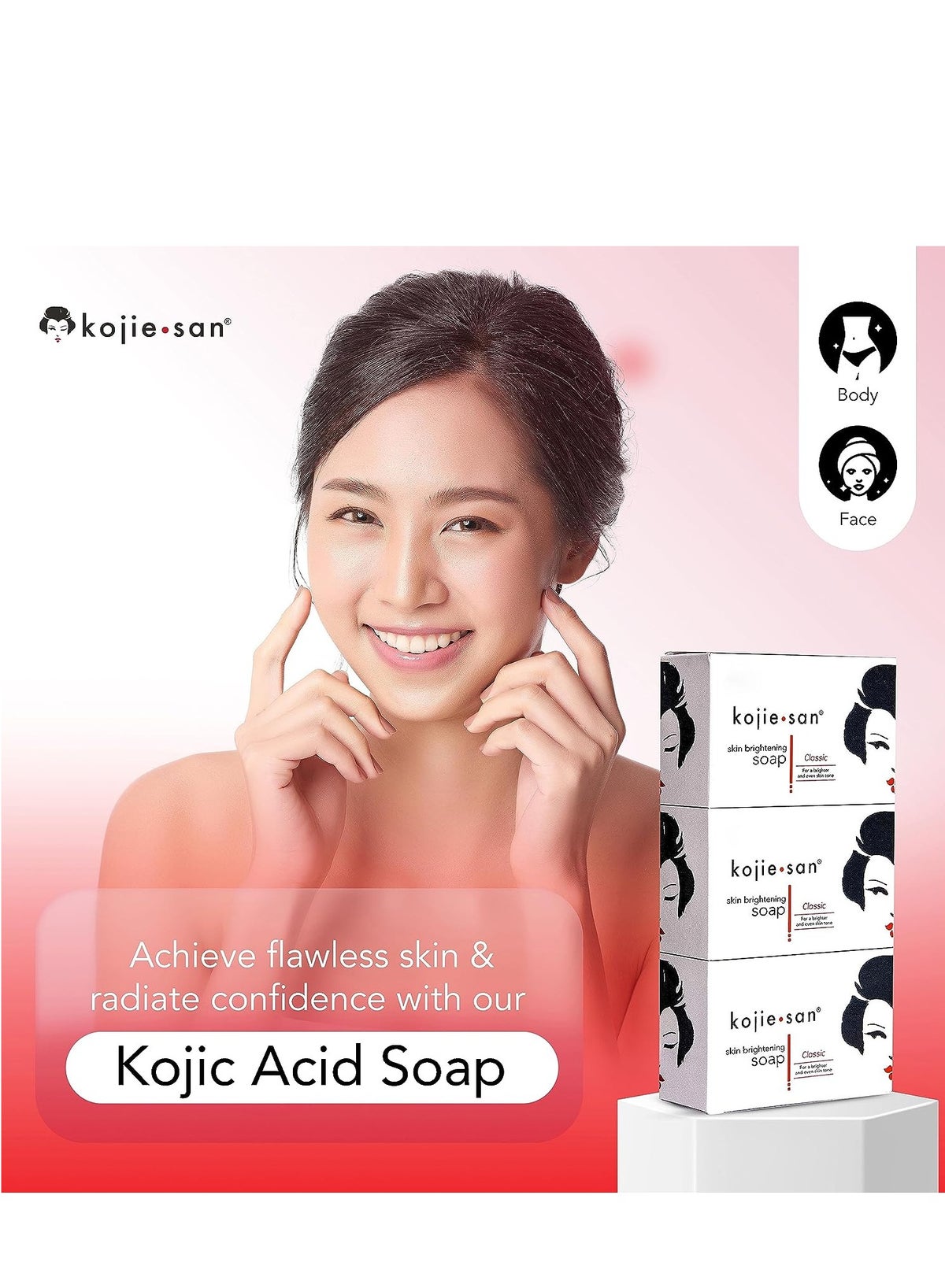 Skin Lightening Soap For A Lighter, Even Tone Skin Fights Dark Spots Scars And Age Spots Promo 3 Pack Orange 100grams - Image 2