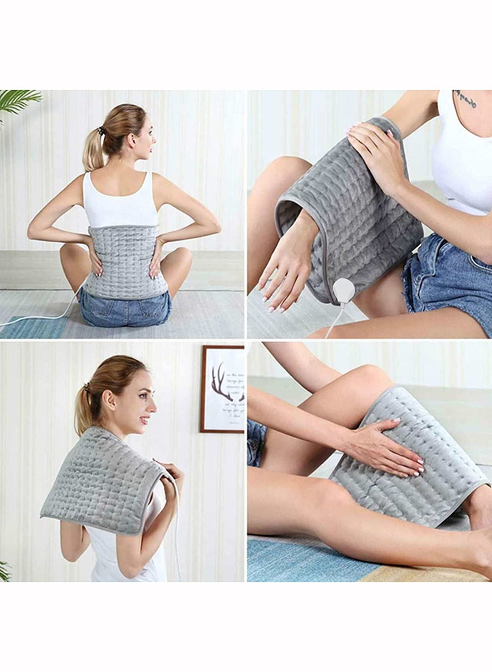 Heating Pad Electric Heat Pad For Back Pain And Cramps Relief Machine Washable - Image 2