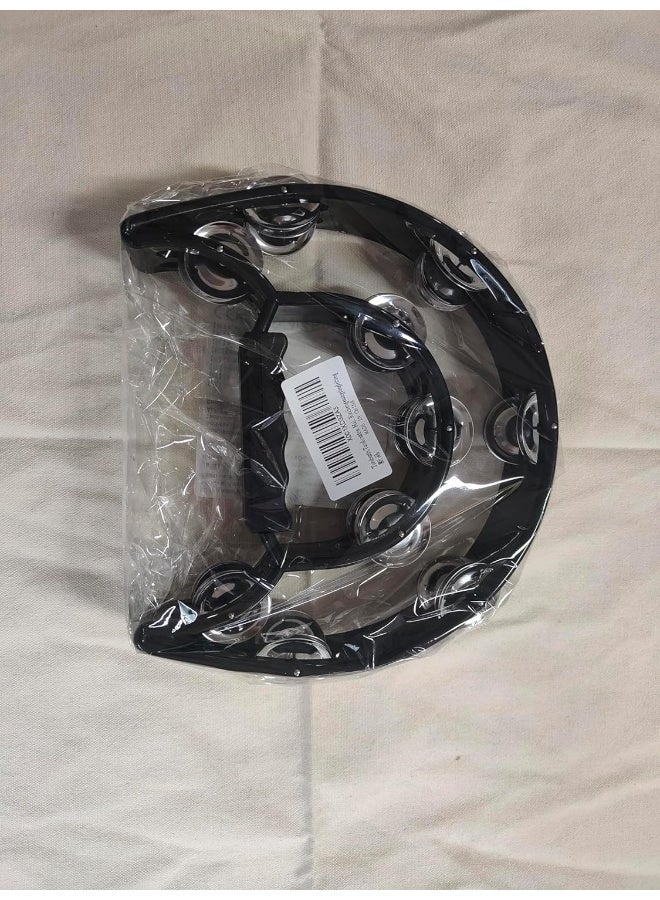 Helweet Tambourine, Half Moon Hand Tambourine, Half Moon Shape Bell Ring, Half M