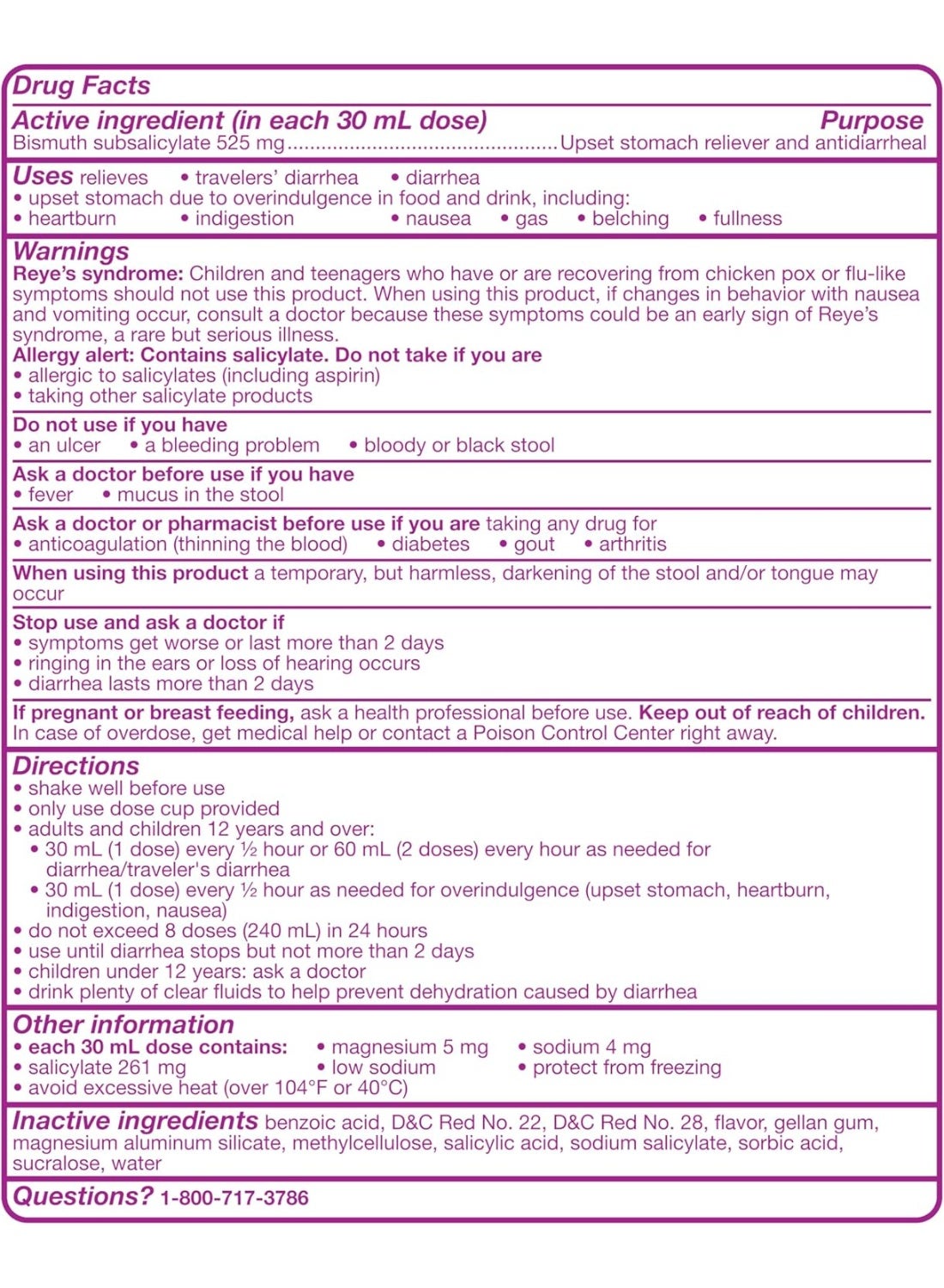 Pepto-Bismol Regular Strength Liquid - Total: 32 oz (16 oz X 2)